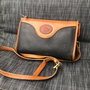 Dooney & Bourke Black and Brown Crossbody Bag